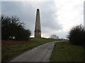 SO7537 : Eastnor Park Obelisk in winter by Trevor Rickard