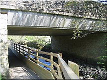 SD8267 : Stainforth Beck and a Walkway under the B6479 by John S Turner