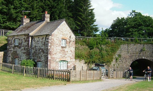 Canal Keepers house, by bridge under canal