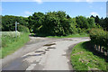 Farm road to Waterloo Farm