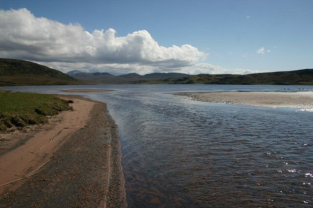 Sandwood river and loch