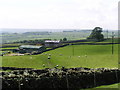 SE0341 : Far Laithe Farm with views towards Worth Valley by John Readman