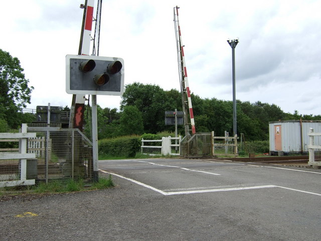 Railway crossing, Sarnau
