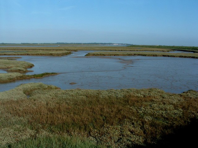 Mudflats at Falkenham Creek © Alan Stewart :: Geograph Britain and Ireland