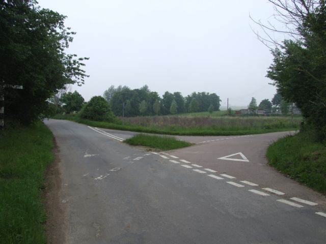 Junction on Cross Stone Road near Avenue Farm