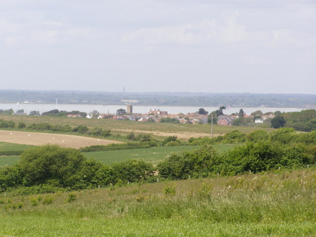 Yarmouth from Tapnell Farm