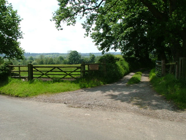The track to Hall Moor Meadows Farm