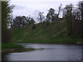 NT7133 : Roxburgh Castle overlooking the River Teviot by Euan Nelson