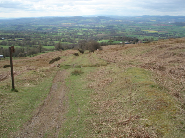 Old railway track at Clee Hill © Trevor Rickard cc-by-sa/2.0 ...