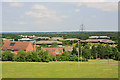 View across the roofs of Solent Business Park from the top of Leafy Lane, Whiteley