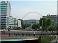 View from top of steps, Wembley Park Station