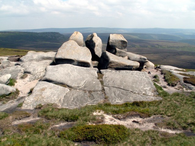 Bleaklow Stones Looking To Grinah Stones John Fielding Geograph Britain And Ireland