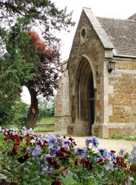 Entrance to St Lawrence Church, Marston St Lawrence