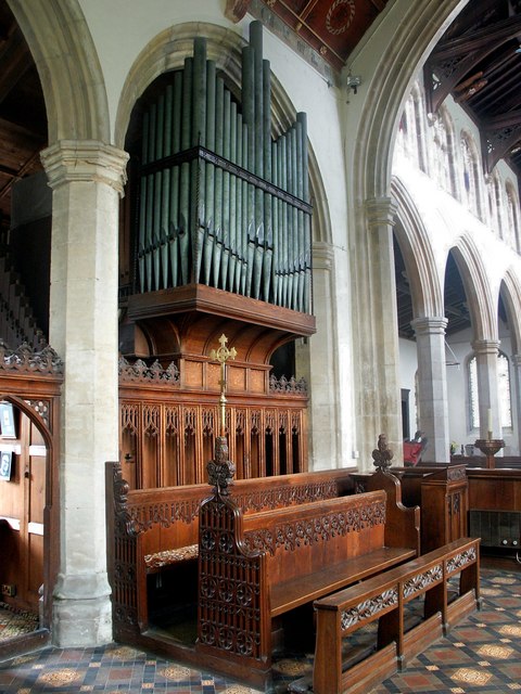 Interior of St Andrew, Halton Holegate