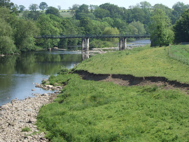 A bridge over the Tees in Gainford © Stanley Howe :: Geograph Britain ...