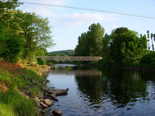 The Sparling Bridge over the River Cree © Mark McKie :: Geograph ...