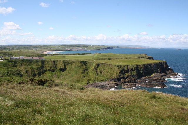 View West along the Antrim coast near Giant's Causeway
