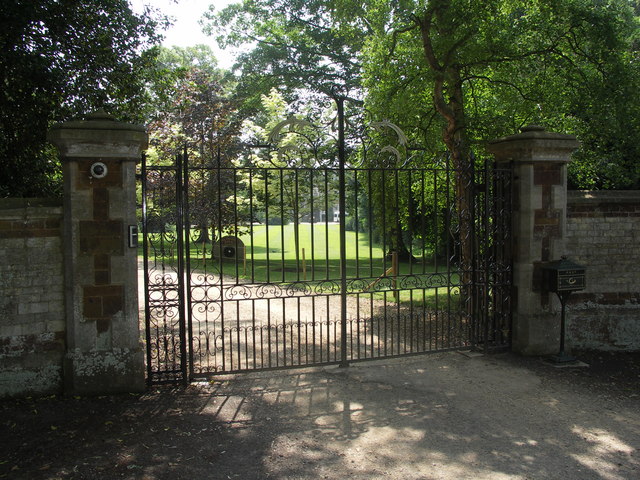Gates to the Hall.