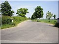 Road to Austerson farm in summer