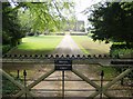 Driveway to Farnborough Hall