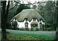 SU1305 : Thatched lodge in the parish of St. Leonards & St. Ives by Chris Downer
