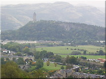 NS7994 : The Wallace Monument, from Stirling Castle by Alasdair MacNeill