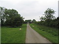 Approaching Edmondthorpe from the east