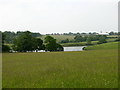 View down to reservoir