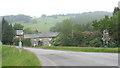 Pen-y-bont-fawr and the junction of the B4391 and B4403 roads