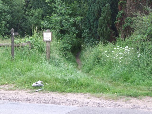 Start of Footpath to Potter's Fen and Scarning Fen