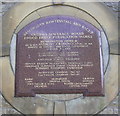 1969 Plaque for Water Treatment reconstruction