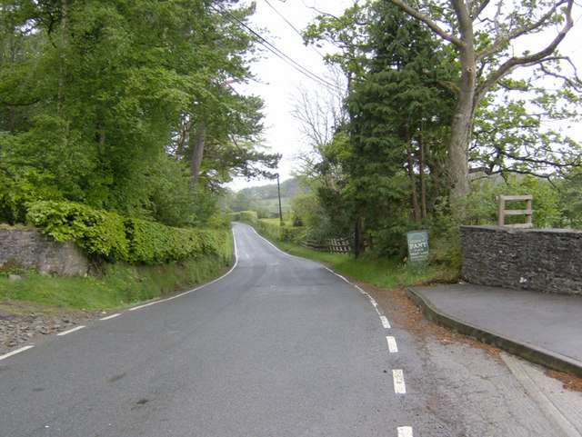 Entrance to Pant Farm and Trout Lake, Cardiganshire.