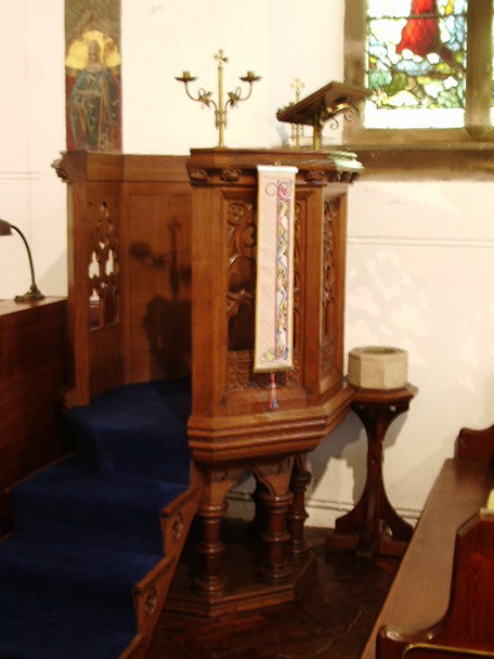 Pulpit of St Luke's Church, Clifton