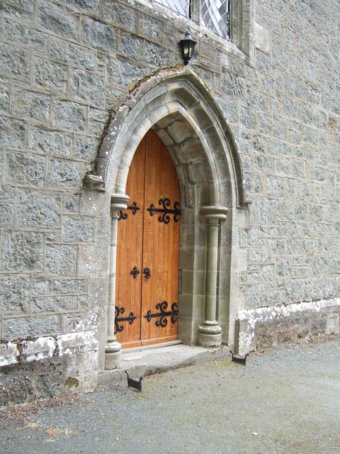West door, Strathdon Church