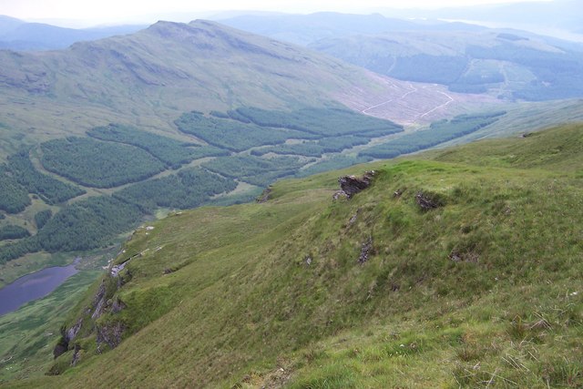 Slopes to the west of Beinn Lochain