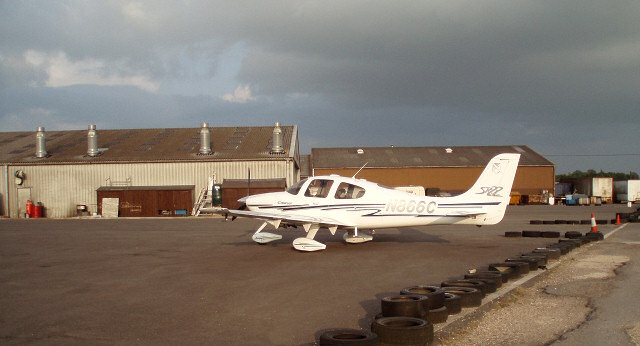 Small plane at Turweston Airfield