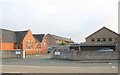 The main entrance to Ysgol y Berwyn