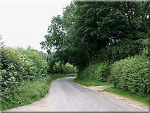 SP9108 : Shire Lane past Longcroft by Rob Farrow