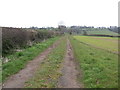 Farm track and footpath to Felhampton