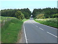 A981 cuts  through Brunt Wood