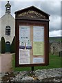 Parish of Upper Donside notice board