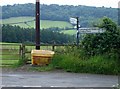 Road junction near Coed-y-paen