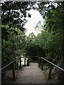 Steps to the beach at Highcliffe