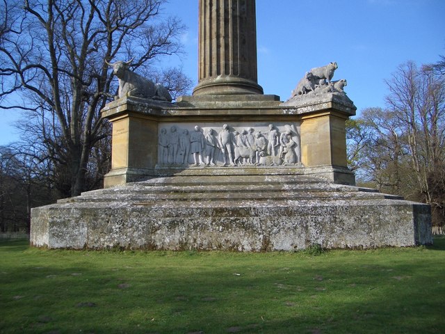 South Face Detail of the Monument in Holkham Park