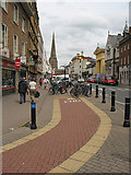SO5039 : Broad Street, Hereford by Pauline E