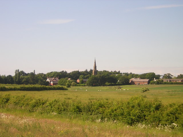 Halsall Church from canal