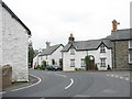 Tyre marks on the High Street bend