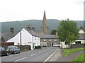 The centre of the village of Llandrillo