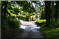 Ford across the stream  in Mill Lane, Millthorpe, Derbyshire