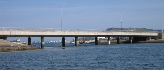 The new road bridge at Ferrybridge